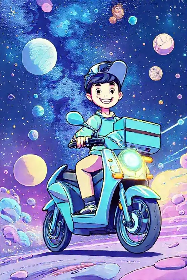 可可漫画《银河快递员》动漫封面